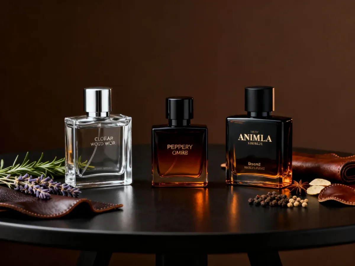 Porównanie trzech różnych stylów męskich perfum YSL: nowoczesnego, ambrowego i klasycznego