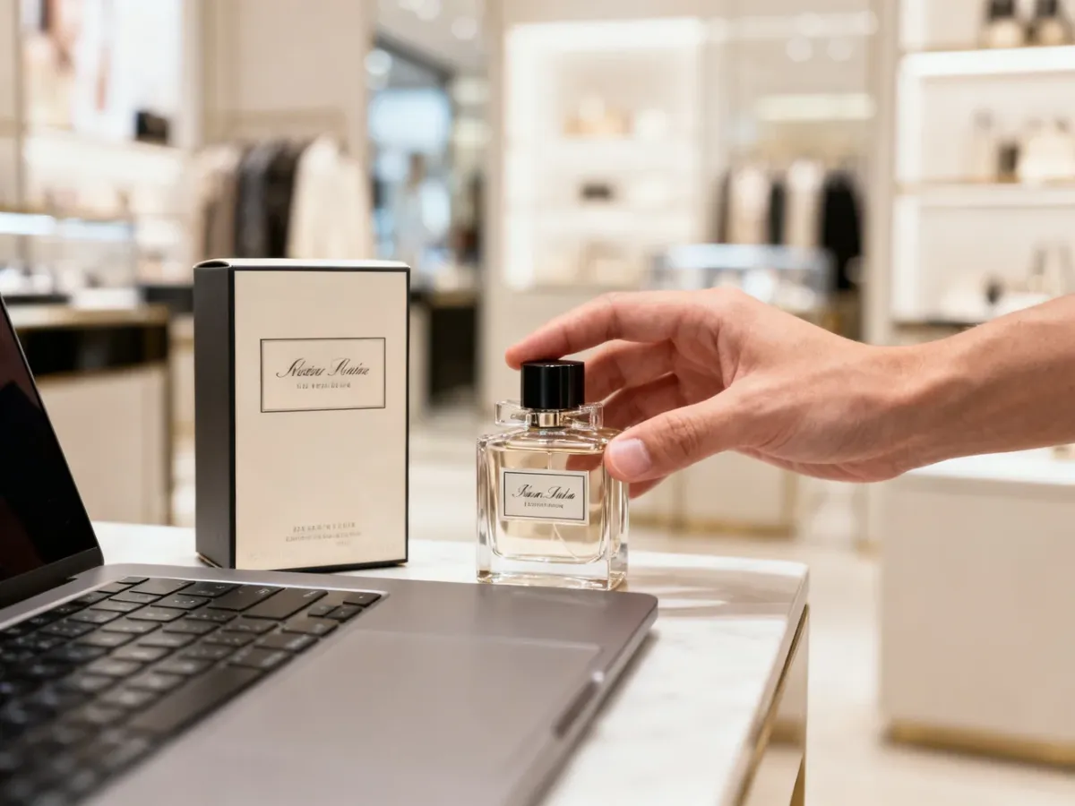 Weryfikacja flakonu perfum i sprzedawcy internetowego