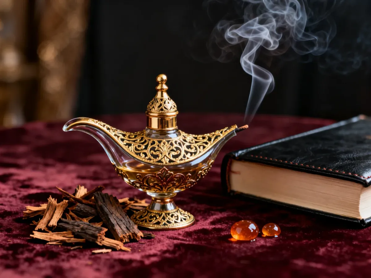 Orientalne perfumy z oudem, kadzidłem, ambrą i skórą