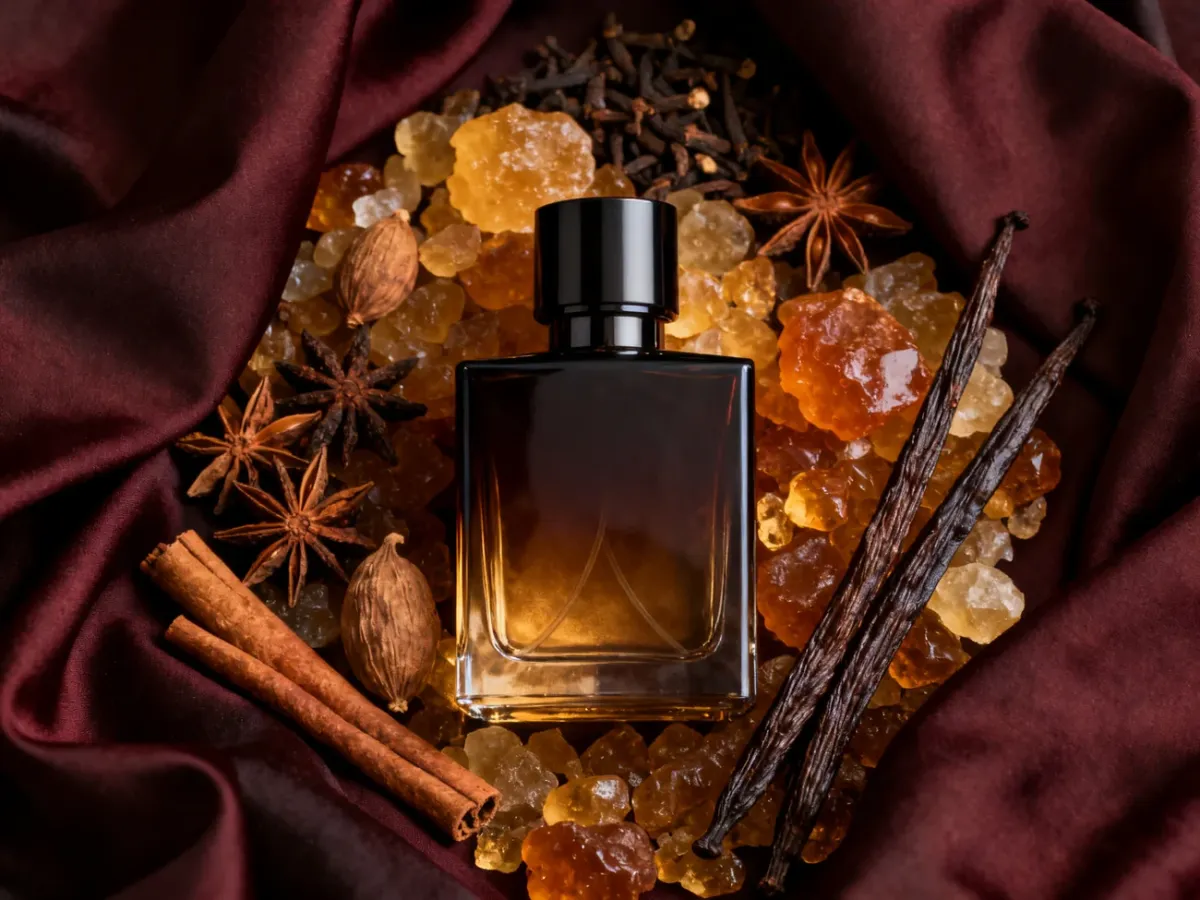Orientalne męskie perfumy z nutami przypraw i wanilii