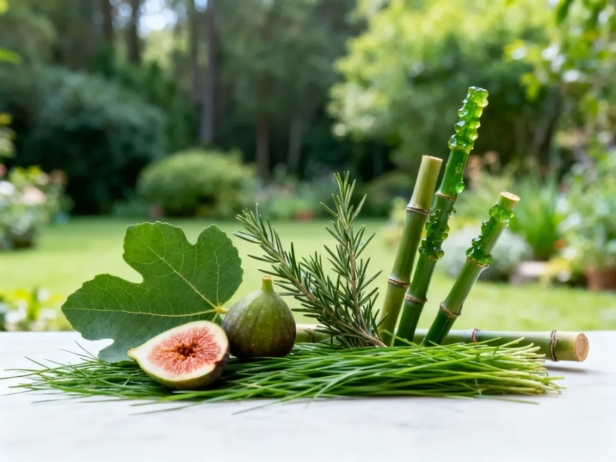 Botaniczne składniki kojarzące się z zielonymi nutami perfum