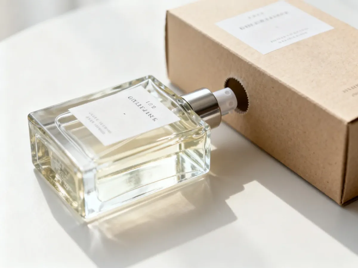 Oględziny flakonu perfum i jego opakowania