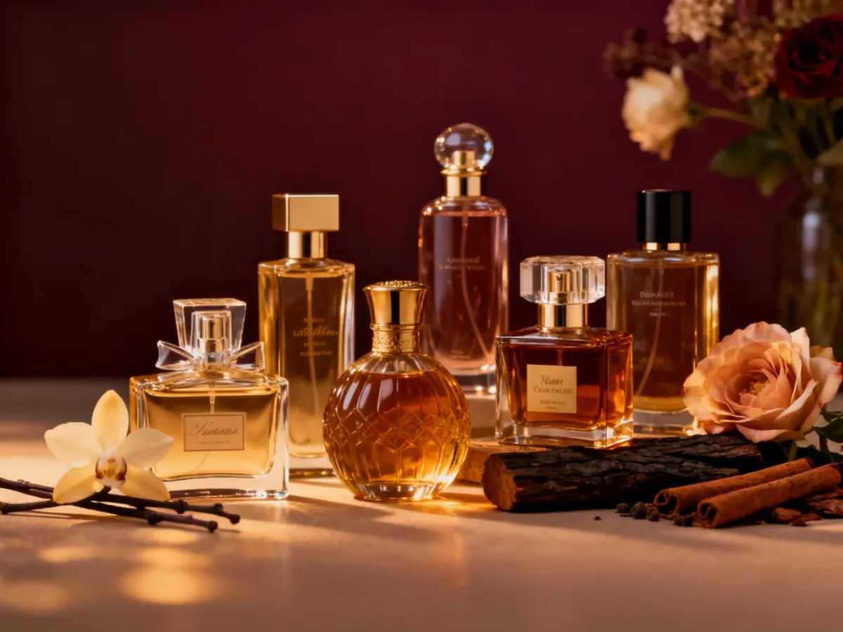Elegancka kompozycja damskich perfum o orientalnych, ambrowych i słodkich nutach