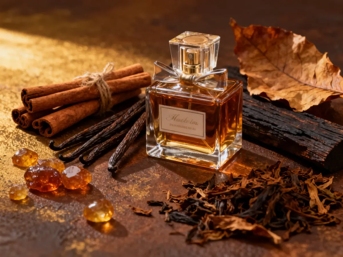 Perfumy o waniliowo-tytoniowym i korzennym charakterze otoczone jesiennymi składnikami
