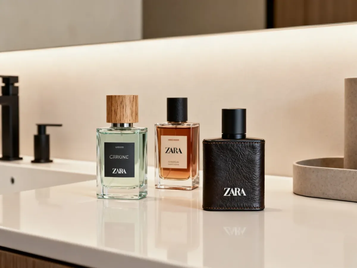 Zestaw męskich perfum Zara o świeżych, korzennych i skórzanych aromatach