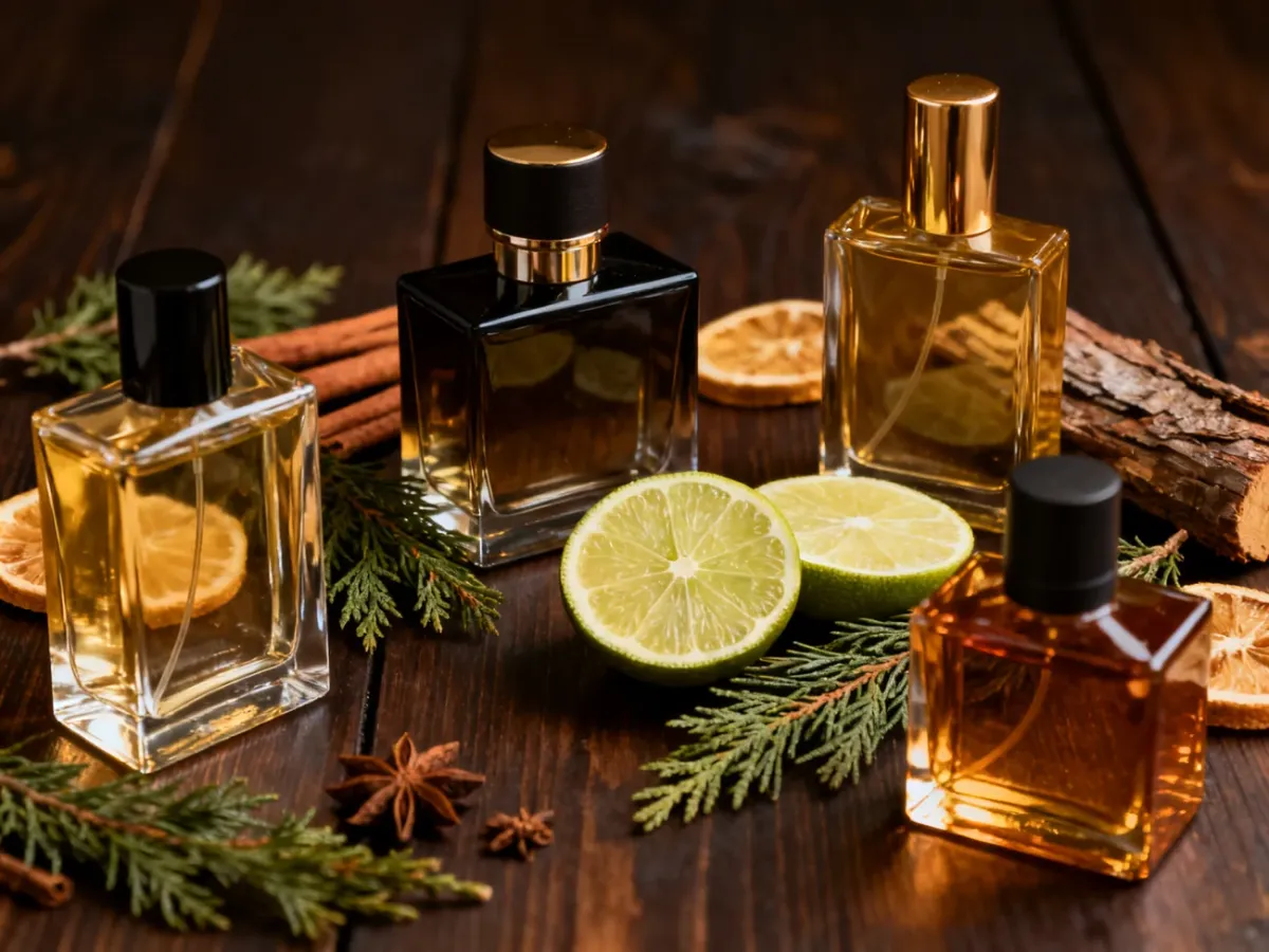 Kolekcja męskich perfum o świeżych, drzewnych i orientalnych charakterach